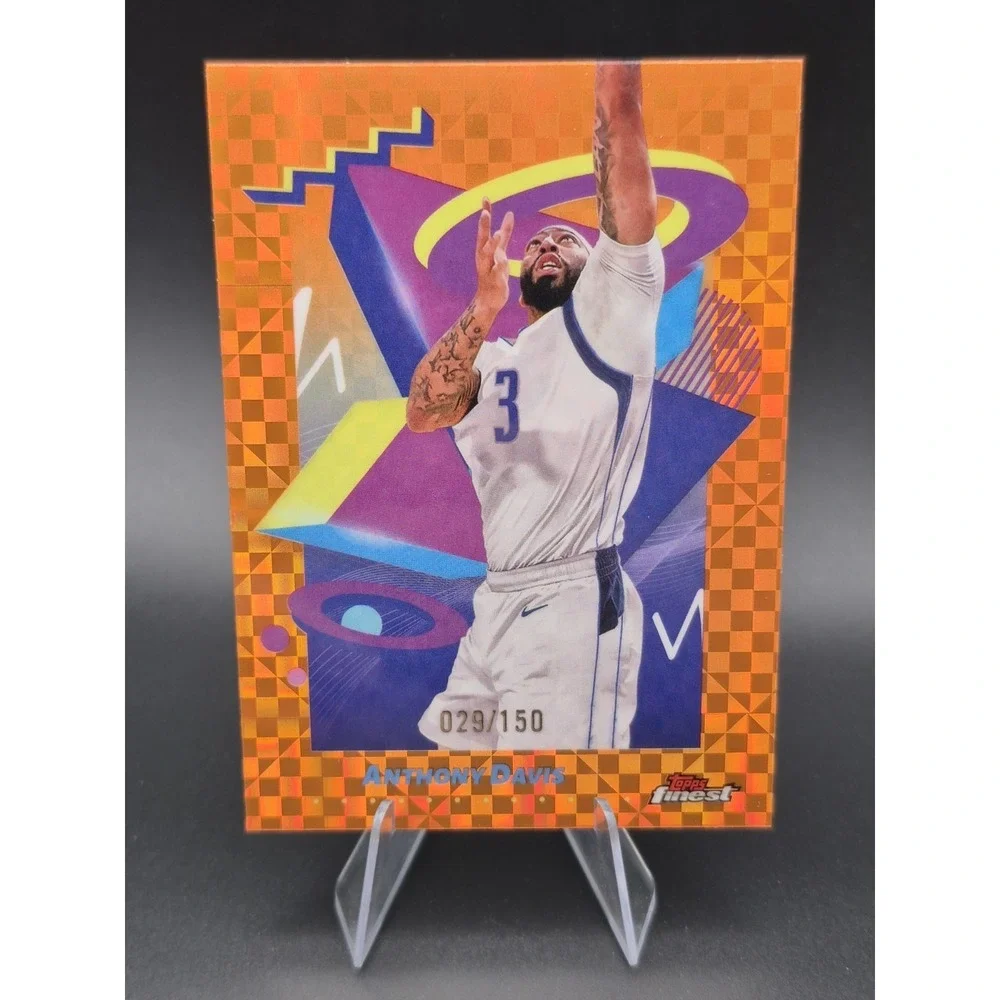 2025 Topps‎ Finest Anthony Davis #238 Orange X-Fractor /150 Wizards Lakers